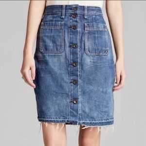 rag & bone denim Santa Cruz skirt BNWOT